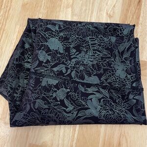 Lululemon Wunder Under High Rise Tight Shine Flourish Black Iridescent Foil 16